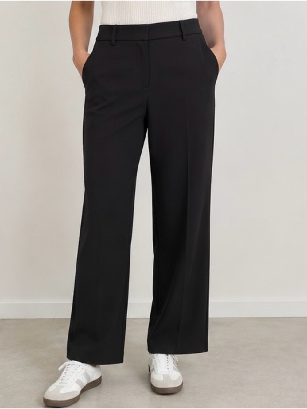 Jules & Leopold Black Wide Leg Dress Pants
